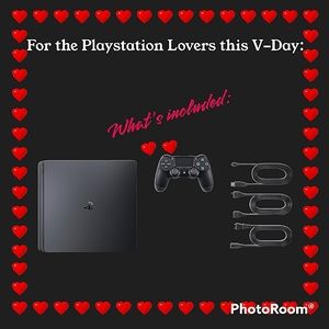 PlayStation 4 Slim 500GB Black Gaming Console With Wireless Controller
